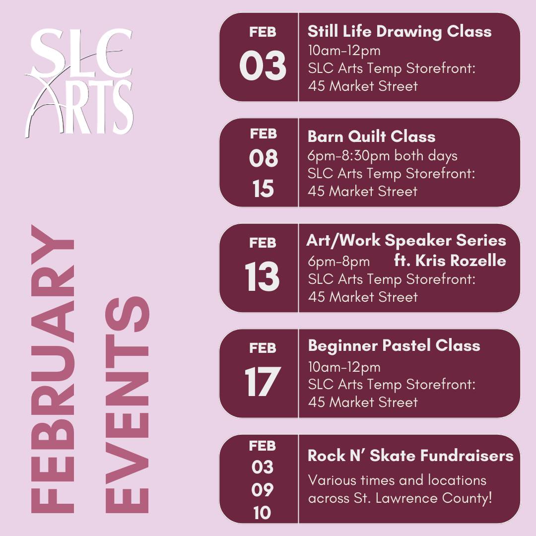 SLC Arts February Events